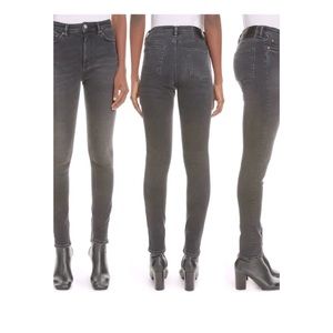 LIKE NEW Acne Studios Off-Black Skinny Jeans